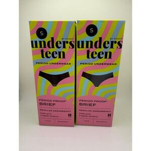 NEW Proof Unders Teen Period Underwear Size S 2pk